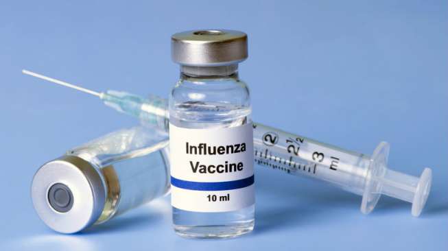 Ilustrasi vaksin flu. (Sumber: Shutterstock)