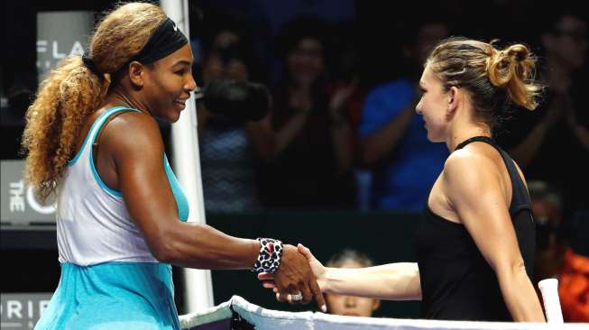 Serena Williams dan Simona Halep Saling Puji