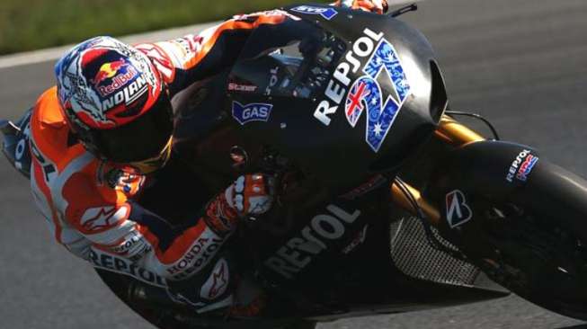 Pebalap Australia, Casey Stoner. [Fox/Repsol Honda]