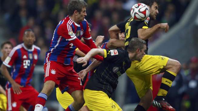 Atasi Dortmund, Bayern Tetap di Puncak Klasemen