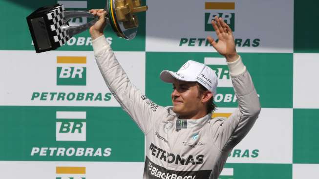 Tercepat, Rosberg Putus Rantai Kemenangan Hamilton