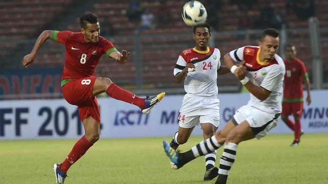 Indonesia menang 4-0 atas Timor Leste.