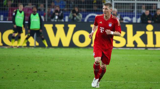 Bastian Schweinsteiger saat masih berkostum Bayern Munchen. [Shutterstock]