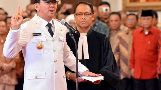 Ahok Mengaku Tegang Saat Prosesi Pelantikan