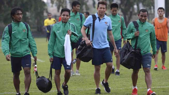 Latihan Timnas Jelang AFF