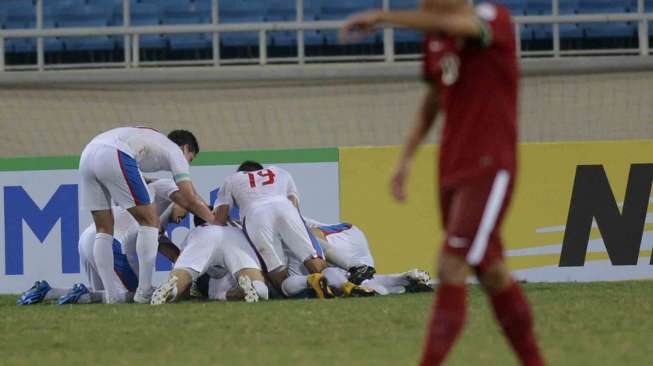 Indonesia gagal meraih tiga poin di laga keduanya di Grup A.