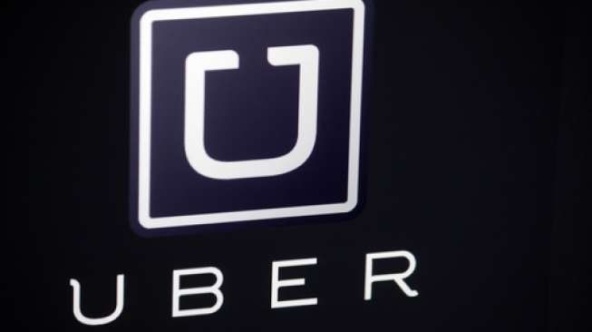 Logo layanan taksi online, Uber (Shutterstock).