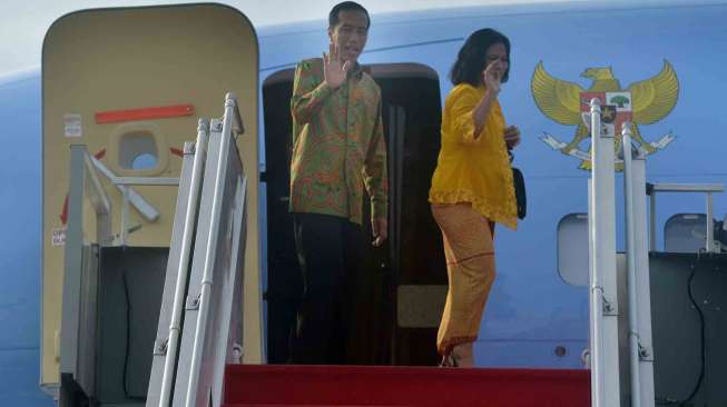 Jokowi ke Korsel untuk menghadiri ASEAN-Republik of Korea Summit 2014.