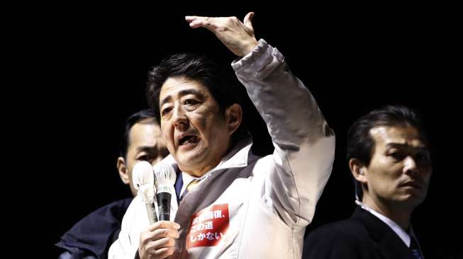 PM Shinzo Abe Siap Menang Besar di Pemilu Jepang