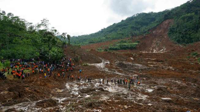 Longsor Banjarnegara, Warga Belum Tahu Ada Rekahan Baru