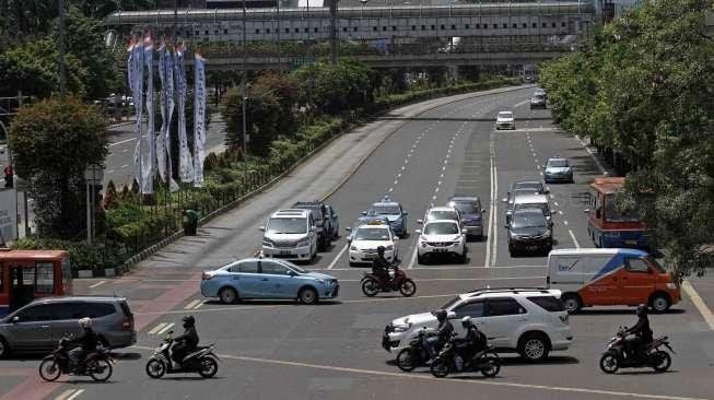 Larangan Motor di Thamrin