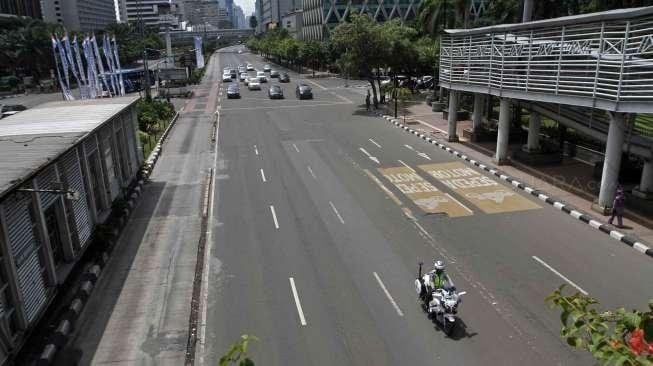 Larangan Motor di Thamrin