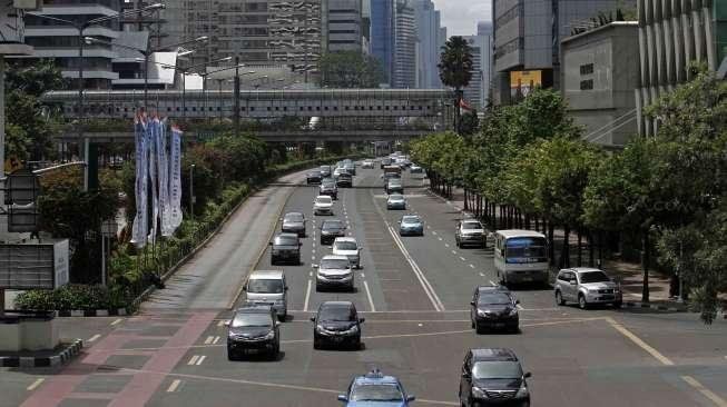 Larangan Motor di Thamrin