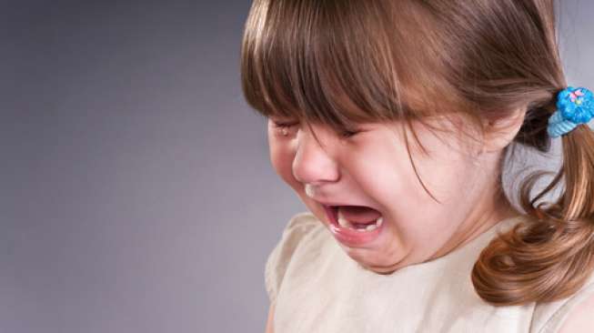 Ilustrasi bocah menangis. (Shutterstock)