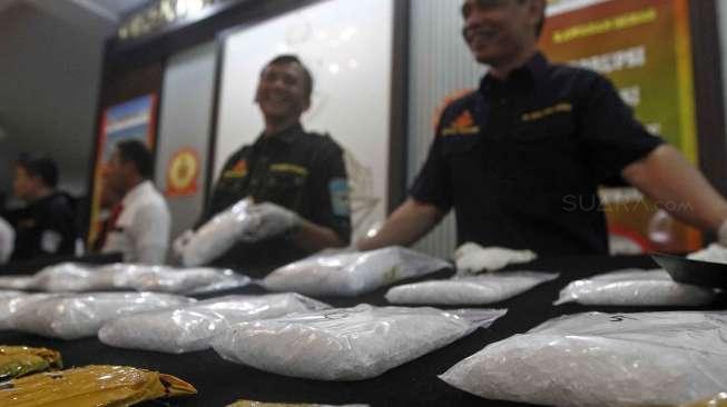 Bareskrim Rilis 20,852 Kg Shabu