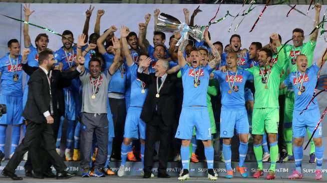 Tumbangkan Juve, Napoli Juara Supercoppa Italia