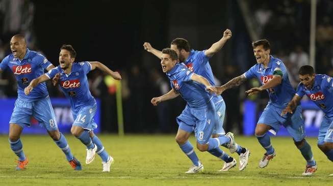 Tumbangkan Juventus, Napoli menjadi juara Piala Super Italia. 