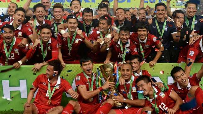 Juara AFF, Timnas Thailand Diguyur Bonus Melimpah