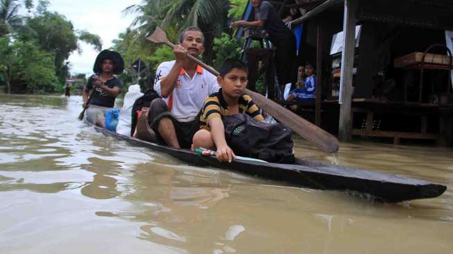 Banjir di Lhoksukon