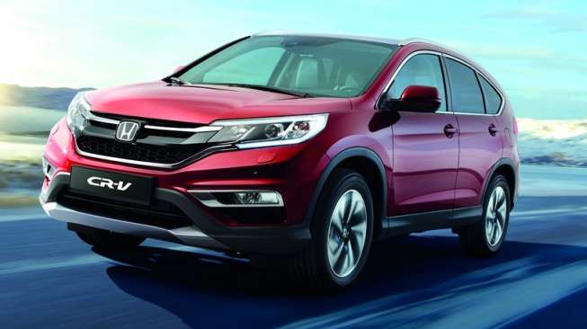 Ilustrasi sosok Honda CR-V versi 'facelift'. [Honda]