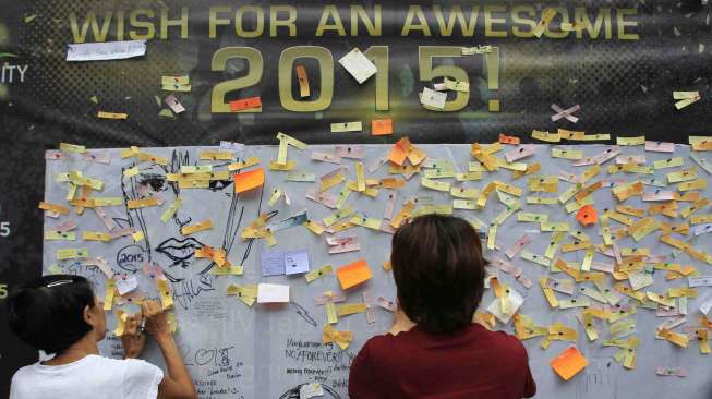 Tahun baru 2015 [Reuters]