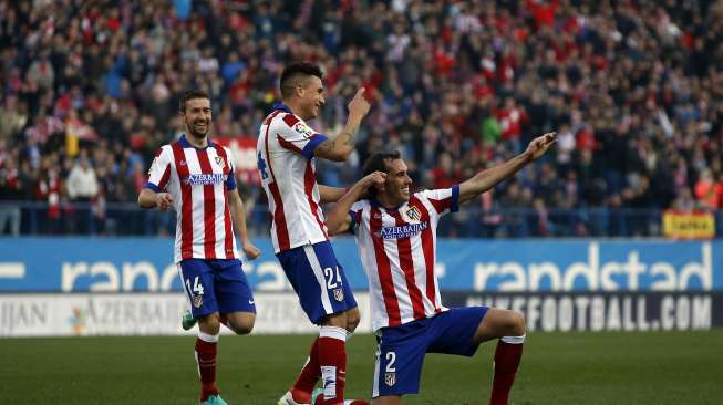 Tiga Poin Perdana Atletico di Awal Tahun