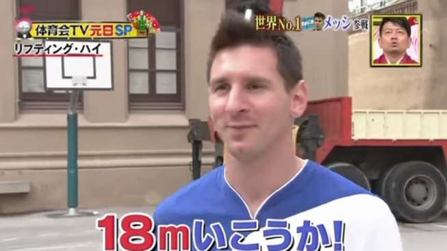 VIDEO: Aksi Gila Lionel Messi dalam "Game Show" Jepang