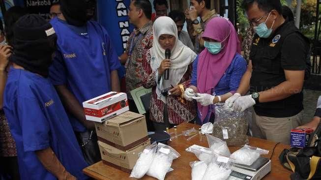 BNN Musnahkan Ganja dan Sabu