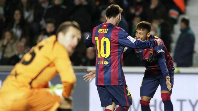 Barcelona Pesta Gol, Cukur Elche 6-0