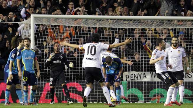 Bungkam Sevilla 3-1, Valencia Kokoh di Empat Besar