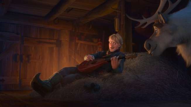 Kristof dan Sven di film Frozen. (Disney)