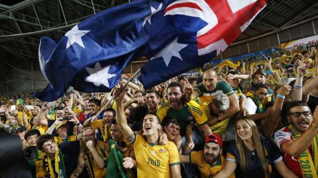 Australia berhasil merebut Piala Asia untuk pertama kalinya setelah mengalahkan tim nasional Korea Selatan dengan skor 2-1 dalam partai final yang memakan waktu 120 menit di Stadion Olimpiade Sydney, (31/1). [Reuters]