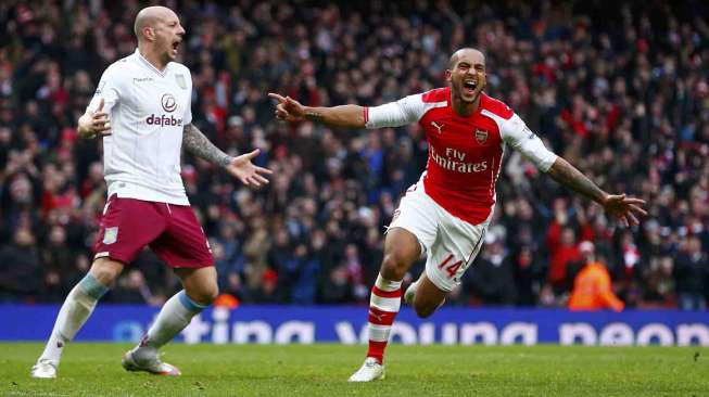 Arsenal menang 5-0 atas Aston Villa dan mendekati 4 besar dalam Liga Inggris.