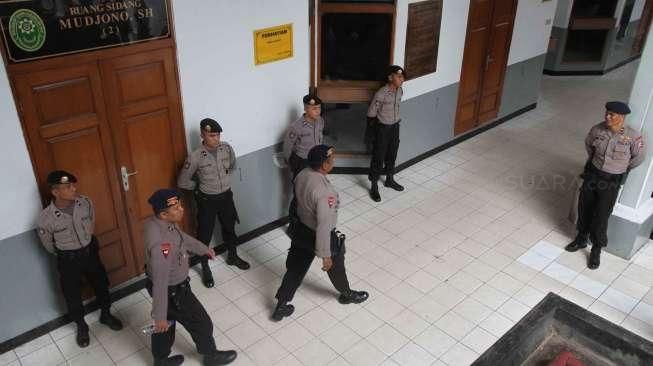 Penjagaan Sidang Praperadilan BG