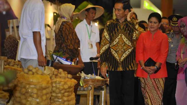 Jokowi Tinjau Pameran Pertanian