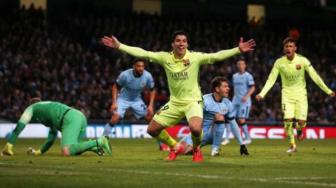 Barcelona Bungkam City 2-1 di Etihad