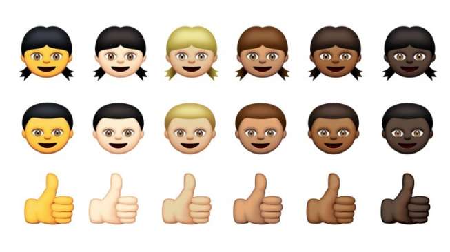 Ilustrasi emoji baru di sistem iOS. [Apple/CNN]