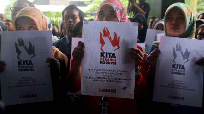 Aksi Karyawan KPK