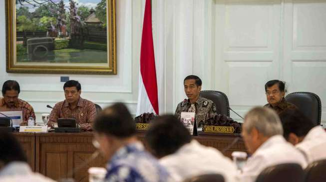 Jokowi Pimpin Sidang Kabinet Paripurna