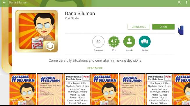 Game "Dana Siluman" ala Ahok Bisa Dimainkan di Android