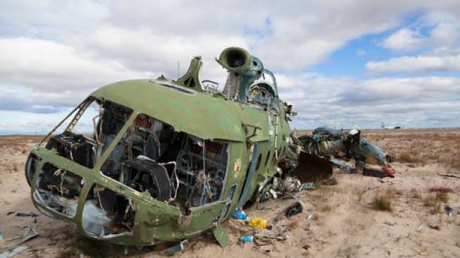 Helikopter Militer Azerbaijan Jatuh Saat Latihan Terbang, 14 Orang Tewas