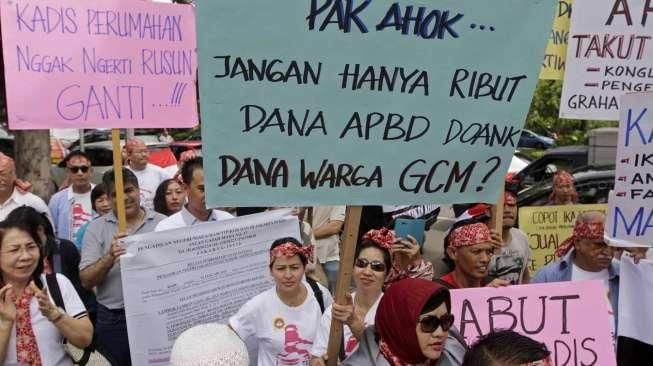 Menuntut Gubernur DKI Basuki Tjahja Purnama (Ahok) untuk segera menyelesaikan permasalahan yang terjadi antara KPPRI dengan pihak pengembang.