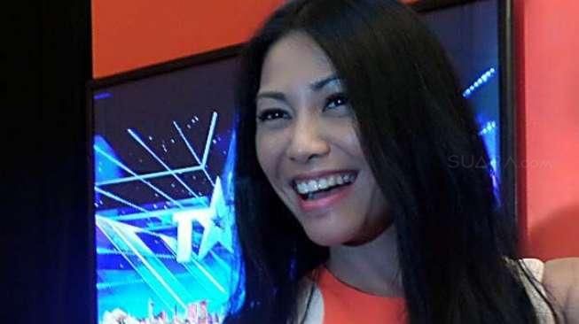 Anggun Cipta Sasmi ditemui di Hotel Mandarin Oriental, Jakarta Pusat, Kamis (19/3/2015).