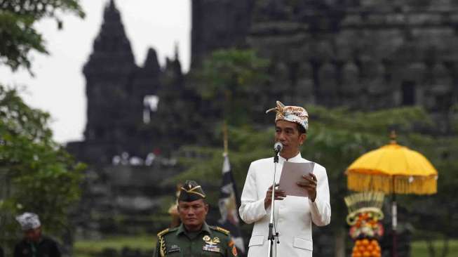 Jokowi Hadiri Tawur Agung Kesanga