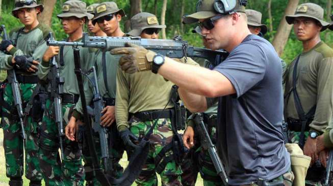 Latihan Bersama Marinir Indonesia-Amerika