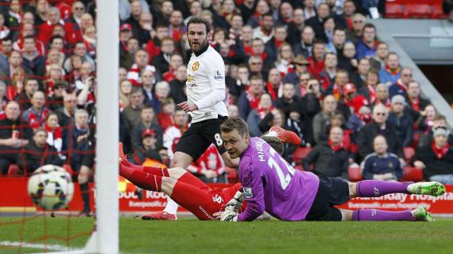 Babak I: Liverpool 0, Manchester United 1