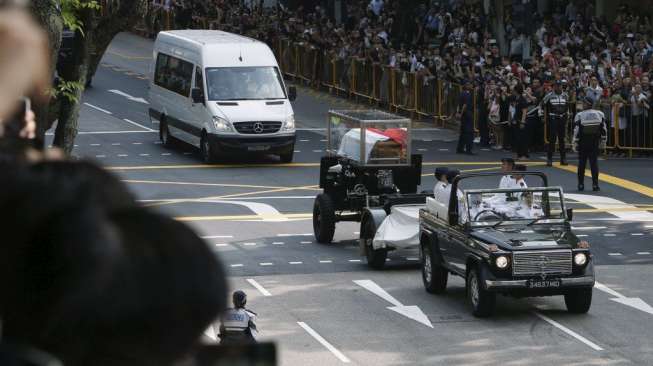 Presiden Jokowi dan Sejumlah Pemimpin Dunia Hadiri Pemakaman Lee