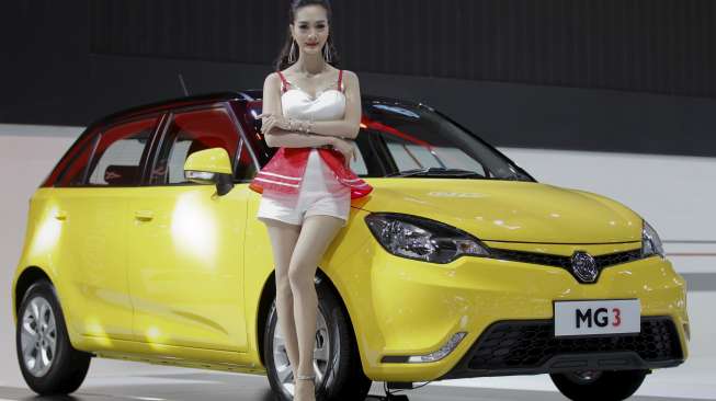 Seorang model cantik nan seksi meramaikan pameran Bangkok Motor Show ke 36 . Pameran otomotif terbesar di Thailand itu mulai digelar 25 Maret sampai 5 April mendatang (Reuters/Chaiwat Subprasom).