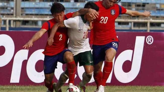 Timnas Indonesia U-23 kalah telak dengan skor 4-0 ditaklukan Timnas Korsel.