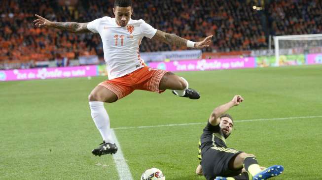 Spanyol gagal membalas kekalahan di Piala Dunia 2014.